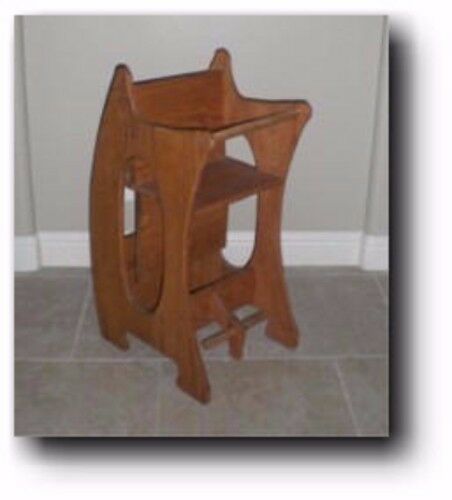 Amish 3 In 1 High Chair - The Baby Sitter Woodworking Plans